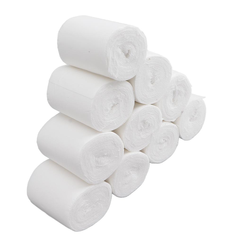10 Rolls Rolled Stretch Bandages Wrap Elastic Atheletic Sports Compression Bandage Wrap 2.4inches X 6.6Yards