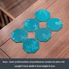 Chinese Vintage Tie-Dye Fabric Tea Coasters Heat-Resistant Mats Teacups Tea Tables Tea Ceremony Anti-Scalding Table Mats