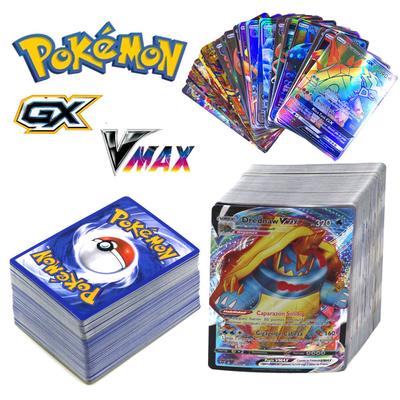 100Pcs Pokemon Cards Shining VSTAR GX EX VMAX MEGA TAG TEAM Energy Trainer Charizard Pikachu Collection Battle Card S05