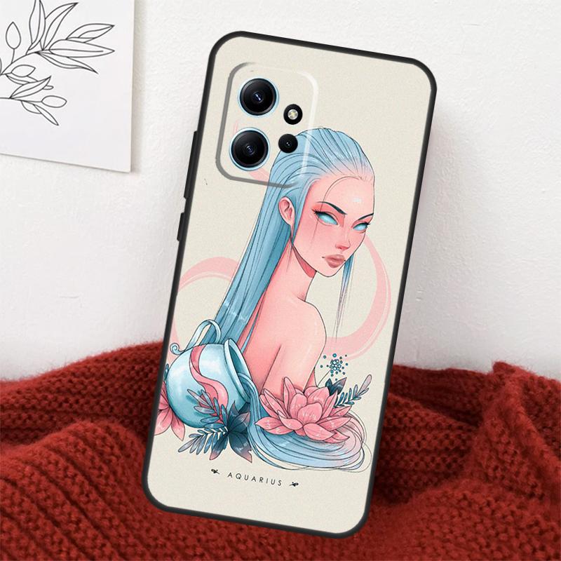 Horoscope Girl Scorpio Taurus Virgo Case For Xiaomi Redmi Note 13 10 11 12 14 15 Pro Plus Cover For Redmi 15 15C 14C 10C 12C 13C