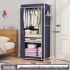 Easy-to-Assemble Bedroom Wardrobe Cabinet for Rental Room Storage
