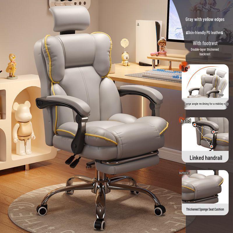 Comfortable Gaming Chair: Home Office Chair, Streaming Chair, Desk Chair for Girls