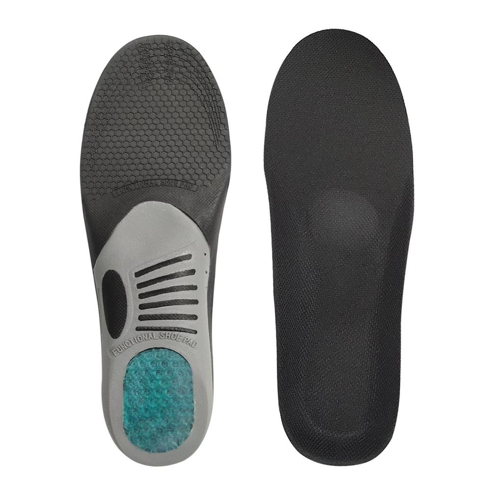 Shock-Absorbing Sweat-Wicking Arch Support Insoles for Basketball & Running