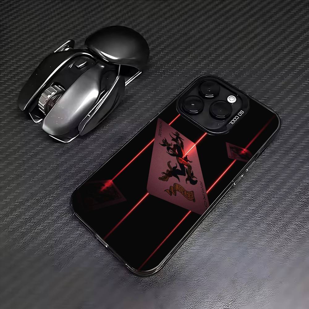 Hot TV Alice In Borderland Phone Case For iPhone17,16,15,14,13,12,11 Plus,Pro Max Colored Silver Plated Inside Cover