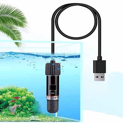 Usb Mini Akvaryum Isıtma Çubuğu Küçük Balık Tankı İçin 26 Santigrat Sabit Sıcaklık Akvaryum Isıtıcı Dalgıç Termostat Isıtıcı 10W
