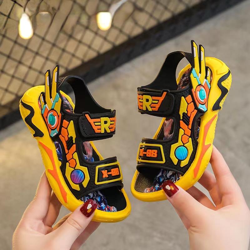 Boys' Sandals New Summer  Wear-resistant Little Boys Beach Shoes Large Children's Shoes Beach Shoes