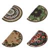 Semi-Circular Doormat Silicone Backing Floor Mat New Welcome Mat  Porch Accessories