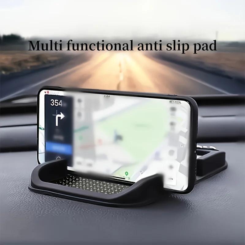 1PC Car Mobile Phone Holder NonSlip Dashboard Mat Pad Anti-Skid Sticky Grip Mount Black High Quality Anti-Slip Mat