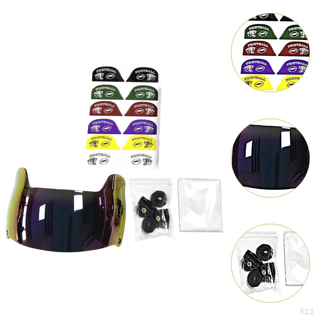 American Football Visor Face Mask Facial Protection for Adults Youth Helmets