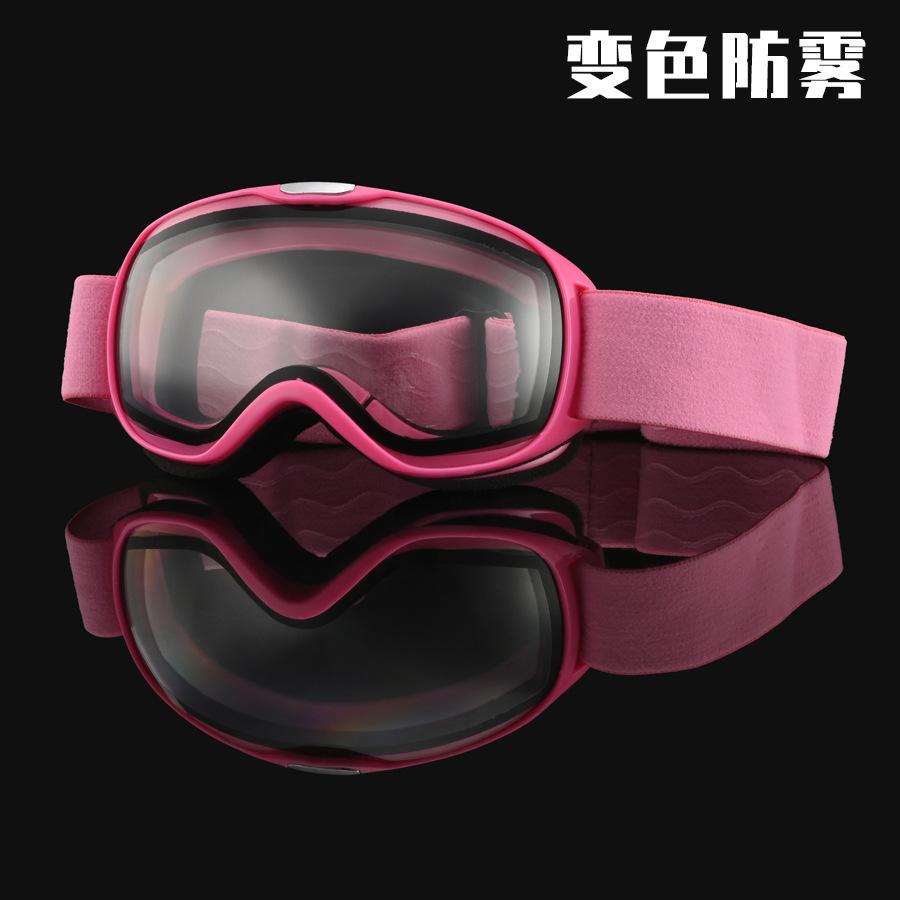 New children's double-layer anti-fog sports ski goggles, outdoor protective eyewear, compatible with prescription glasses