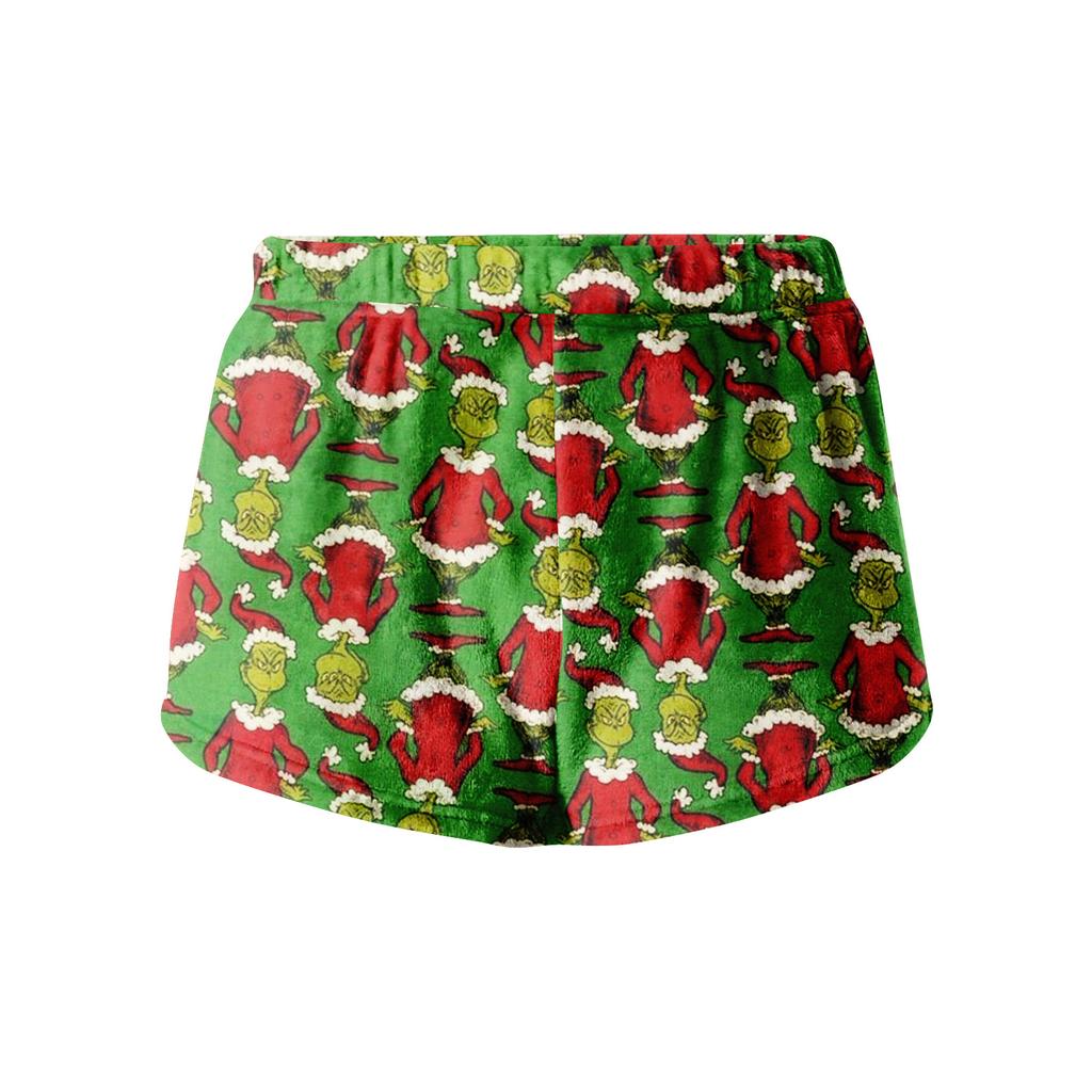 Women's Soft Stretch Flannel Short Side Pocket Drawstring Casual Pajama Pants Soft Pajama Pants