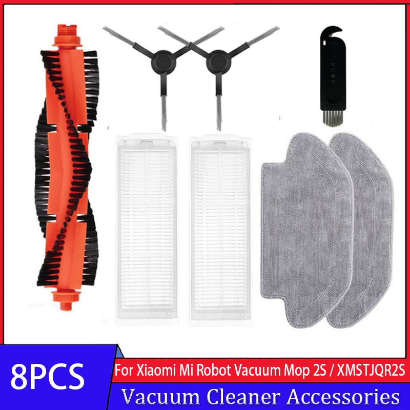 Main Side Brush Hepa Filter Mop Rag For Xiaomi Mi Robot Vacuum Mop 2S / Mop P / Mop Pro / XMSTJQR2S / STYTJ02YM Replacement Part
