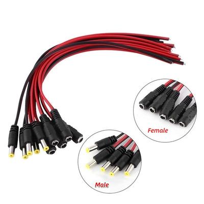 Konektor napájecího kabelu 2,1 x 5,5 mm samec pro CCTV kameru