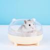 Hamster Transparent Bathing Tub Detachable Anti-splash Large Space Bathroom Sand Nest Pet Supplies