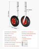 Boat Launching Wheels, 226.8 Kg Load Capacity, 304.8 Mm Aluminium Alloy Transom Wheel with Inflatable Rubber Tires, Folding Launch Wheels with 4 Quick