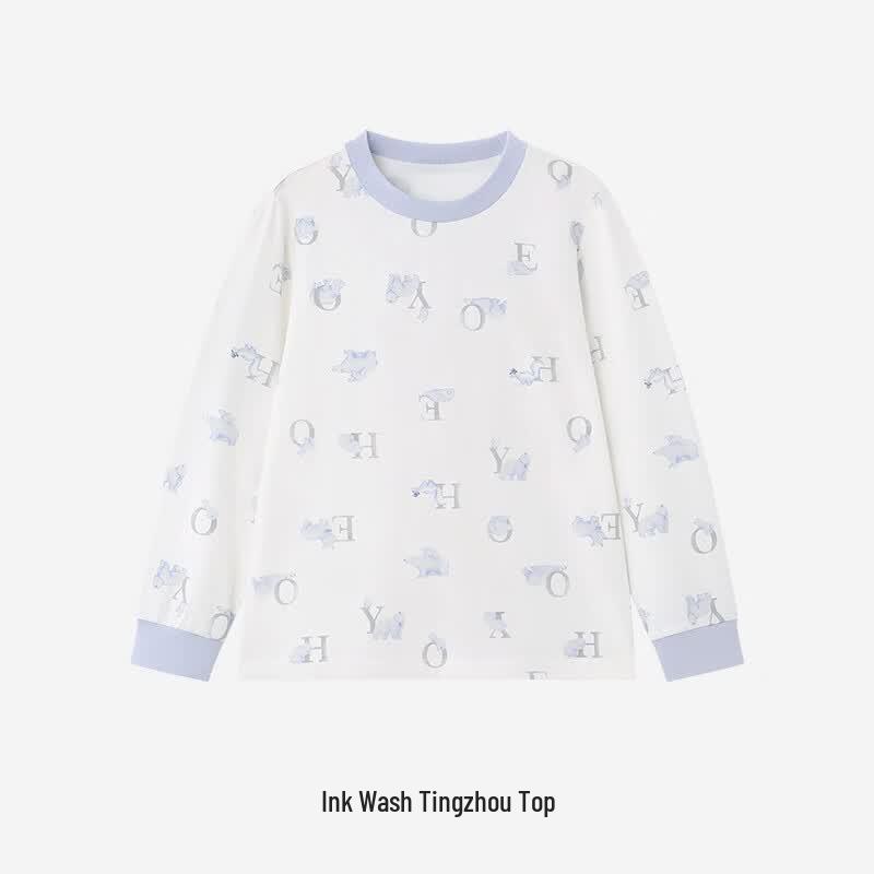 YEEHOO Kids  Long-Sleeve Moisture-Wicking Pajama Set 140