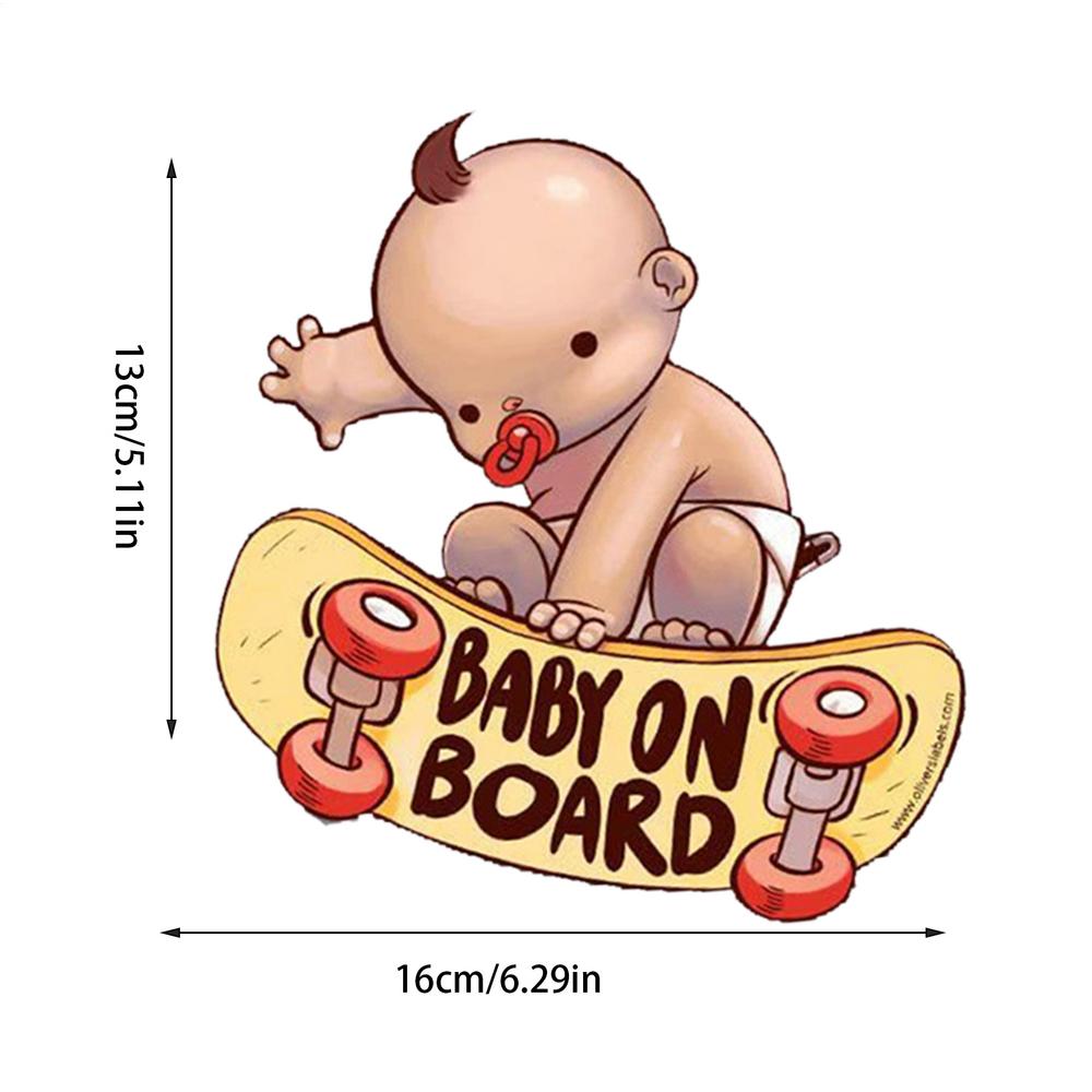 

Car Decals For Window PVC Glass Decals With Baby Scooter Design For Automotive Scratch-Proof Adhesive Stickers For Sedan