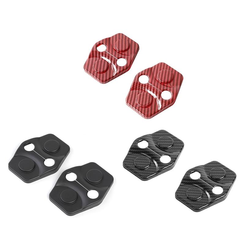 Krycí samolepka dekorace na západku dveří ABS vhodná pro Dodge Challenger 2012 Up Příslušenství interiéru auta