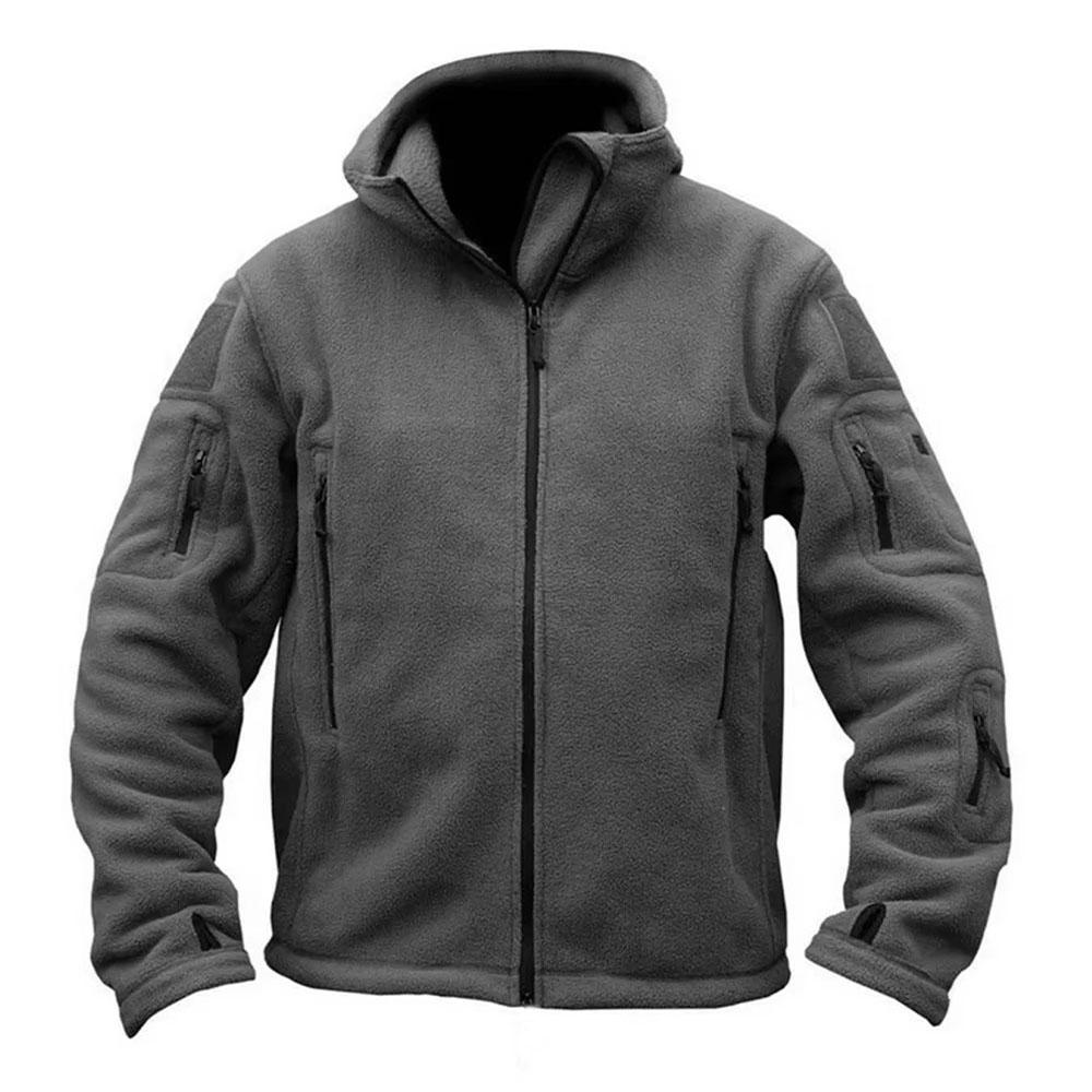 Man Tactical Jacket 300g Polar Fleece Outwear Windbreaker Thermal Heavyweight Winter Warm Coat Male Outdoor Coats Men's Jackets