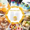50Pc 9oz Clear Plastic Cups with Dome Lids,Disposable Dessert Party Cup,Parfait Food Containers for Candy,Fruit,Smoothie,Cupcake