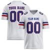Customized Team Name Number Name Rugby T-shirt Personalized DIY V Neck White Mens Sports T Shirt Loose Quick Dry Team Uniforms
