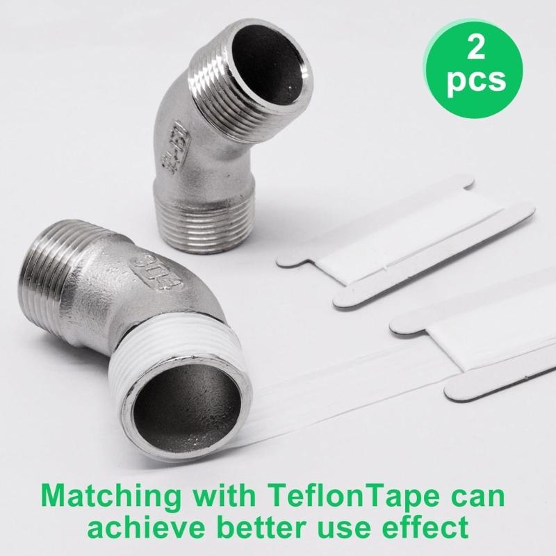 Pair Of 45 Degree Elbows Steel Rustproof Pipe Couplers Temperature Resistant Pipe Elbow Upgrades For Gas Water Systems