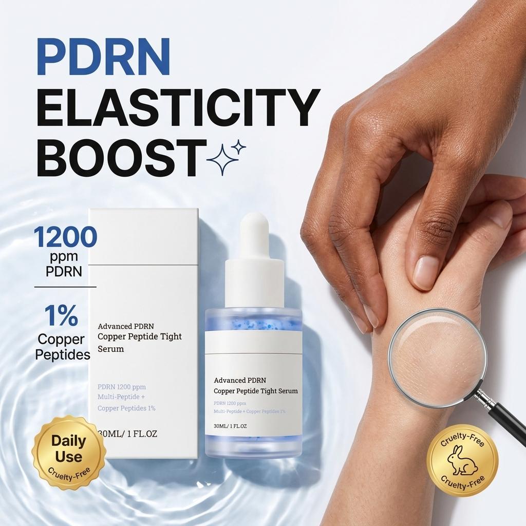 Copper Peptide Tight Serum Smoothing Skin Improving Skin Firmness Enhancing Skin Elasticity Texture Daily Facial Care Essence