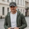 Washed Cotton Croissant Printing Baseball Cap Visor Adjustable Baseball Hats Faded Leisure Sunscreen Hats