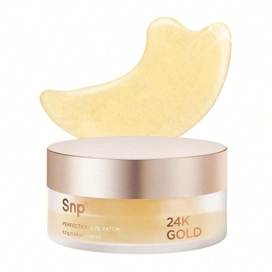 

SNP [K Beauty 24K Gold Perfection Eye Patch 72g(60ea) | Nourishing Under Eye Patches For Wrinkles And Dark Spots