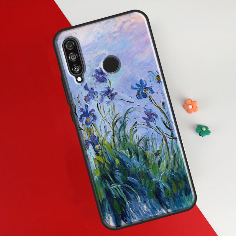Oil Painting Boho Flower Art Case For Honor 50 8X 9X 10i Cover For Huawei P30 P40 Lite P50 P20 Pro P Smart 2019 Nova 5T
