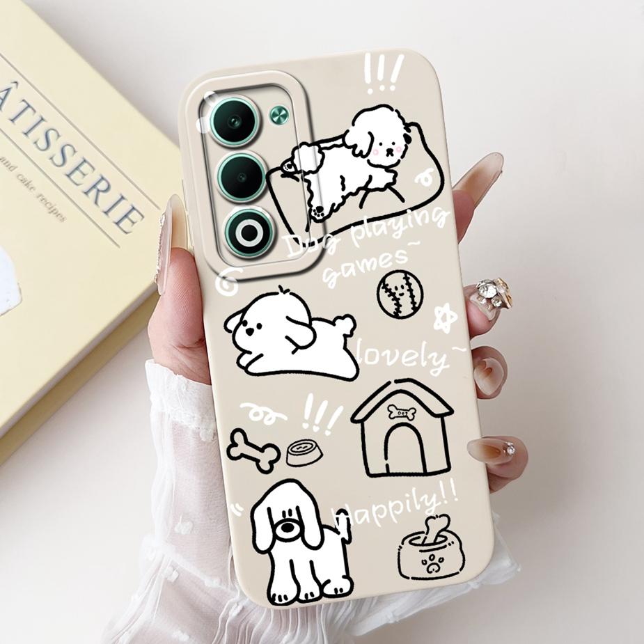 For Oppo A5 5G CPH2735 Case OppoA5 Pro Cute Panda Dog Cartoon Cover Soft TPU Phone Case For Oppo A5 Pro 5G CPH2695 Fundas Bumper