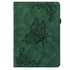 For Oppo Pad SE Case Butterfly Flower Imprint PU Leather Tablet Cover with Card Slots