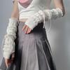 2pack Adjustable Lolitas Fashion Arm Sleeves Stylish Knitted Arm Sleeves Schoolgirl Cosplay Accessories