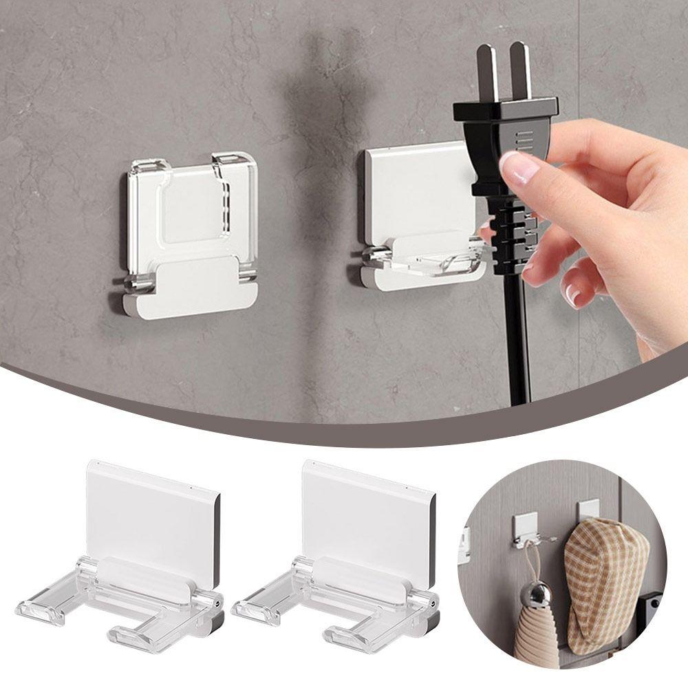 Seamless Paste Folding Hook Wall-mounted Easy To Install Plug Hook Multi-purpose Living Room Bedroom Storage Hooks
