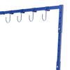 Heavy Duty Auto Painting Stand 8 Hooks Adjustable 5-7FT Height 240LBS Capacity with Casters for Car Door Hood Fender Drying Rack