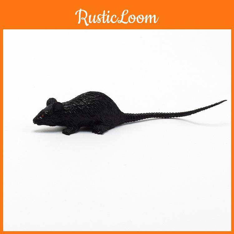 Terrifying Mini Mouse Model For Halloween Tricks Plastic Material 9cm Size