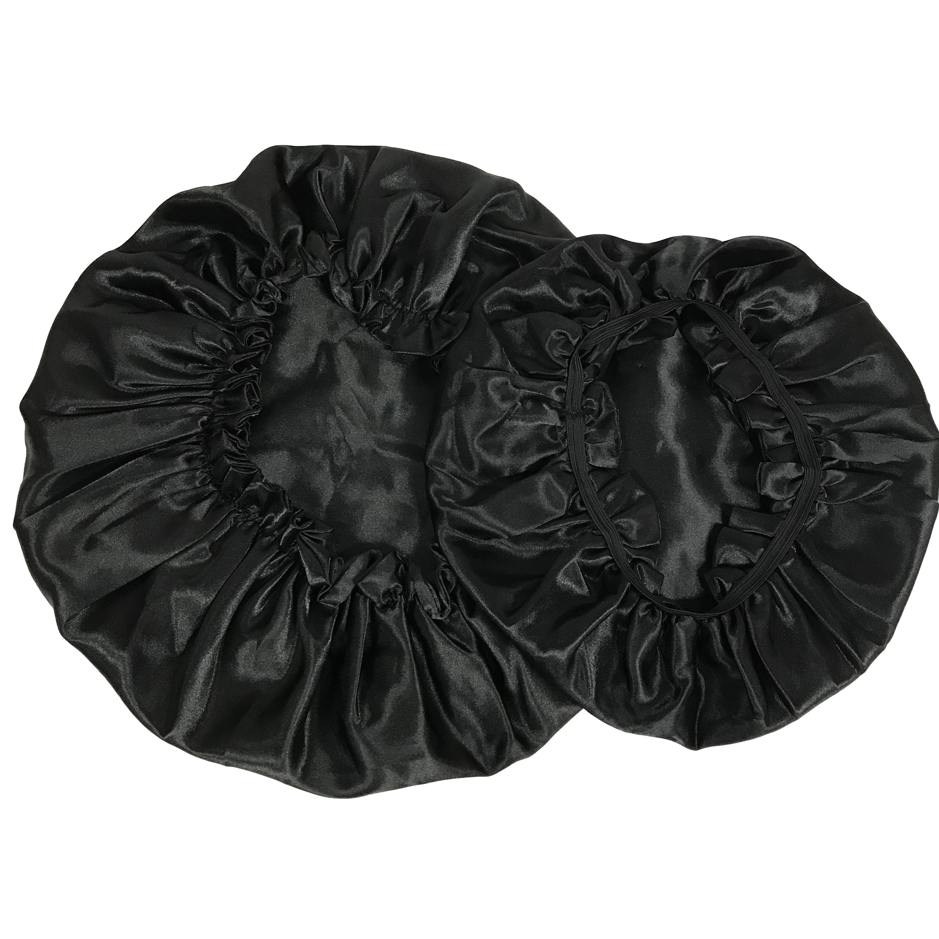 Reversible Silk Bonnet With Custom Logo Satin Design Bonnet Customized and Hair Pattern Bonnets