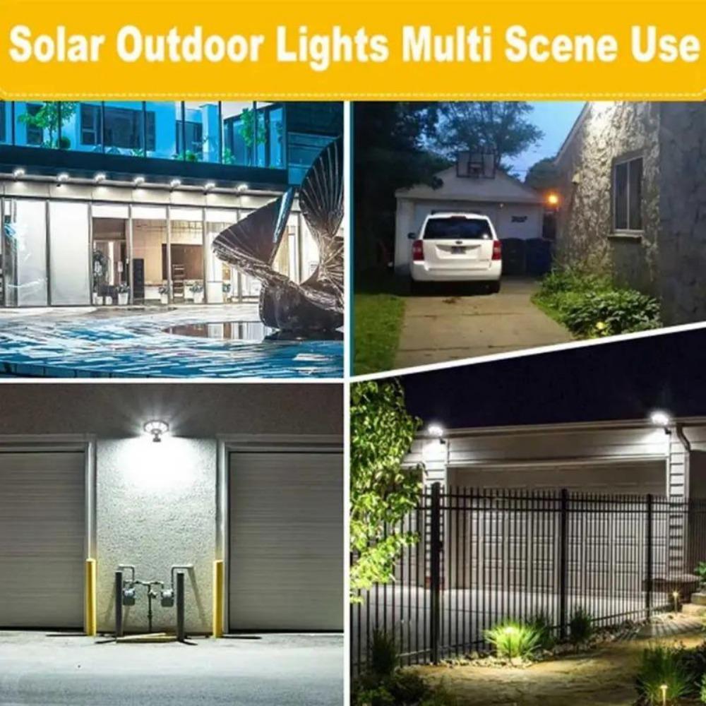 4000mAh Led Solar Lights Waterproof Security Flood Lights Outdoor Motion Sensor Wall Light Waterproof Garden Yard Street Lamp