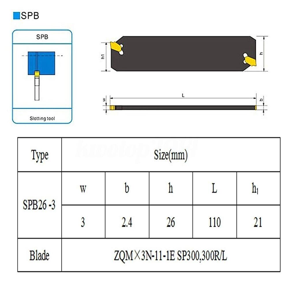 Durable Cutting Blade GTN-3 SP300 High Quality SPB26-3