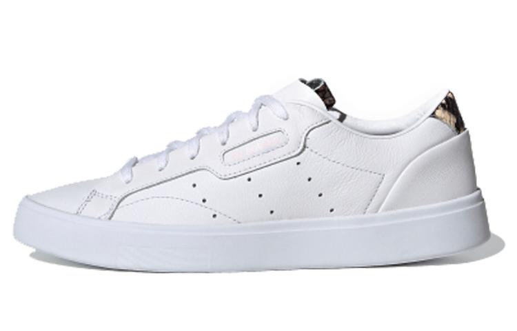 Adidas Originals Sleek Skate Shoes  White Brown  Women s FX0051 36