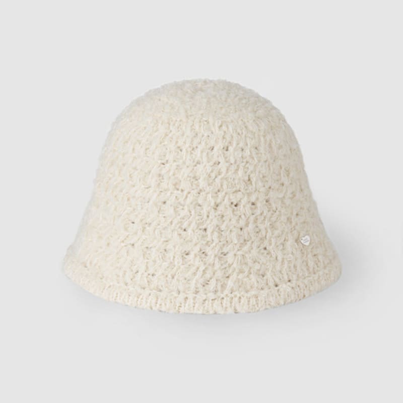HIGH CHEEKS Wool Blend Knit Bucket Hat_HC249OHT002M