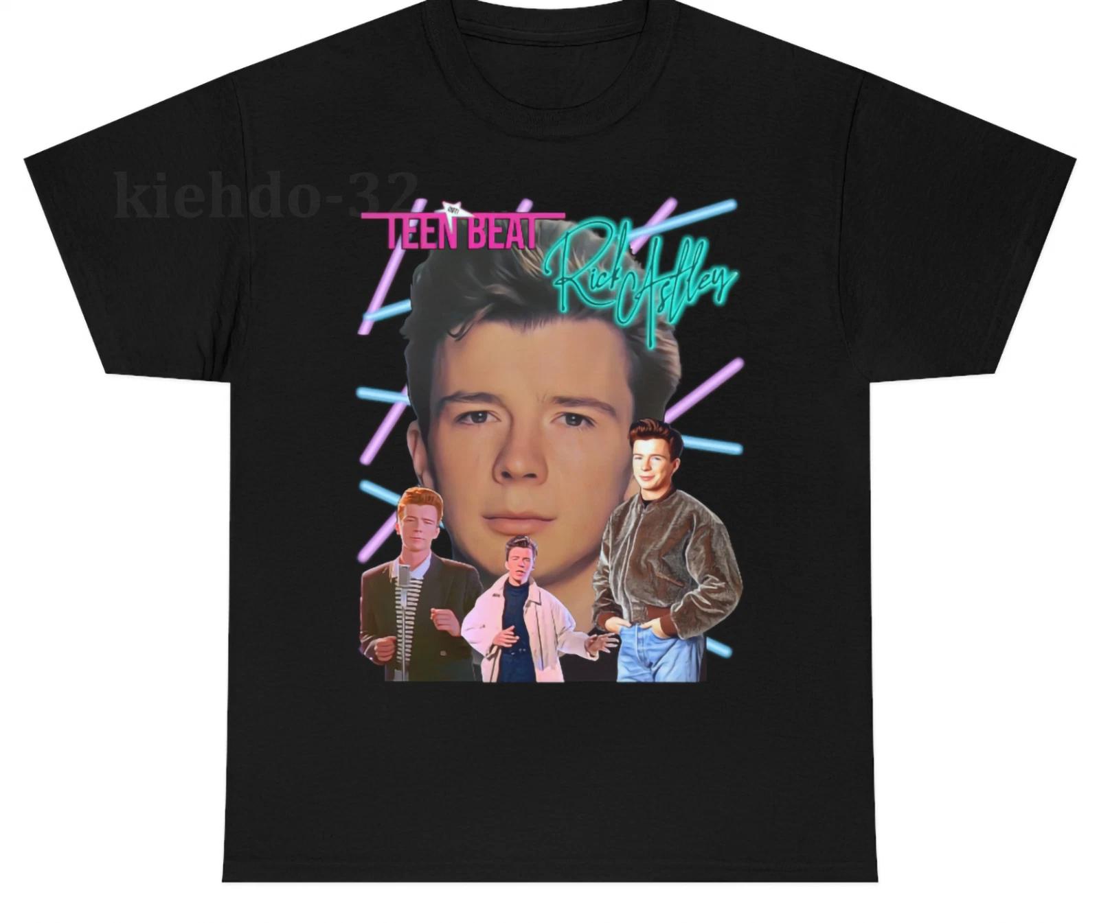 Rick Astley Teen Beat 90s Vintage Style Retro T-Shirt S-5XL Men Women Unisex S