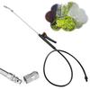 Garden Sprayer Wand Stainless Steel Sprayer Wand Adjustable Nozzle Leak-Proof Threaded Connector Pumping Pressure Spray Rod