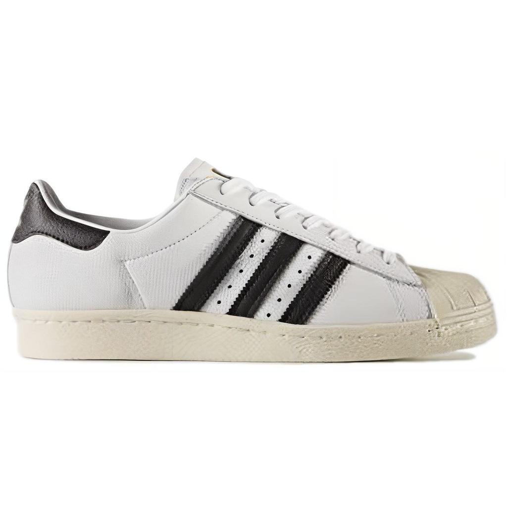 Adidas Originals Superstar 80s Low Top Sneakers Unisex Sneakers White Black BZ0144