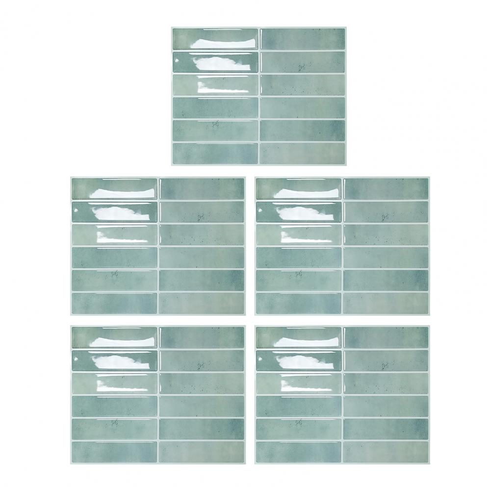 Self-adhesive Tile Stickers Wall Tile Stickers Waterproof Self Adhesive 3d Tile Wall Stickers for Kitchen Bathroom Room