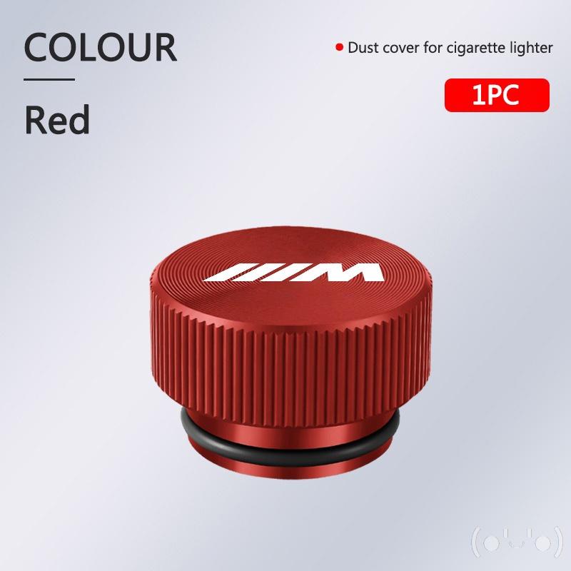 Sticker Car Logo Cigarette Lighter Plug Decorative Protection Dust Cover For BMW M E46 E90 F20 F30 1 2 3 5 7 Series X1 X3 X5 X7 UJD4