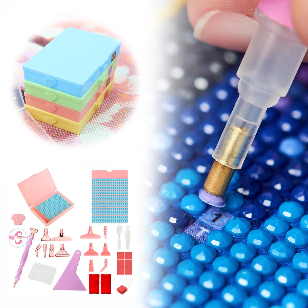 Diamond Painting Tool Set Diamond Sorting Box Diamond Painting Beads Sorting Case Diamond Painting Art Drilling Pen for Adults