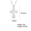 UC IC XC Punk Eastern Orthodox Cross Pendant Necklace Steel Serbian Religious Amulet Man Necklaces Christian Prayer Jewelry