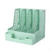 4 Tier Vertical File Organizer for Office Desk, Desktop Rack Standing Holder A4 Documents