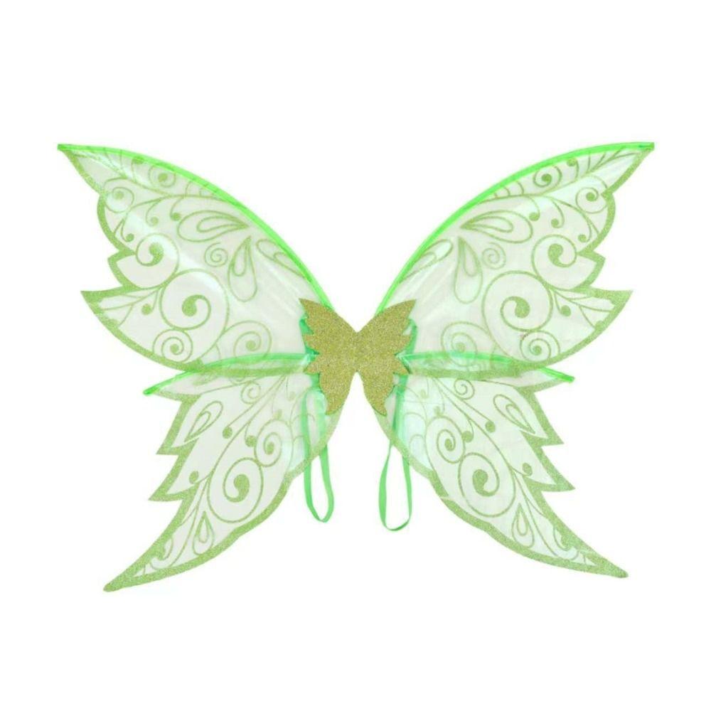 Organza Prinzessin Fee Flügel Leichtes Verkleidungsflügel Neu Funkelnde Engelsflügel Halloween